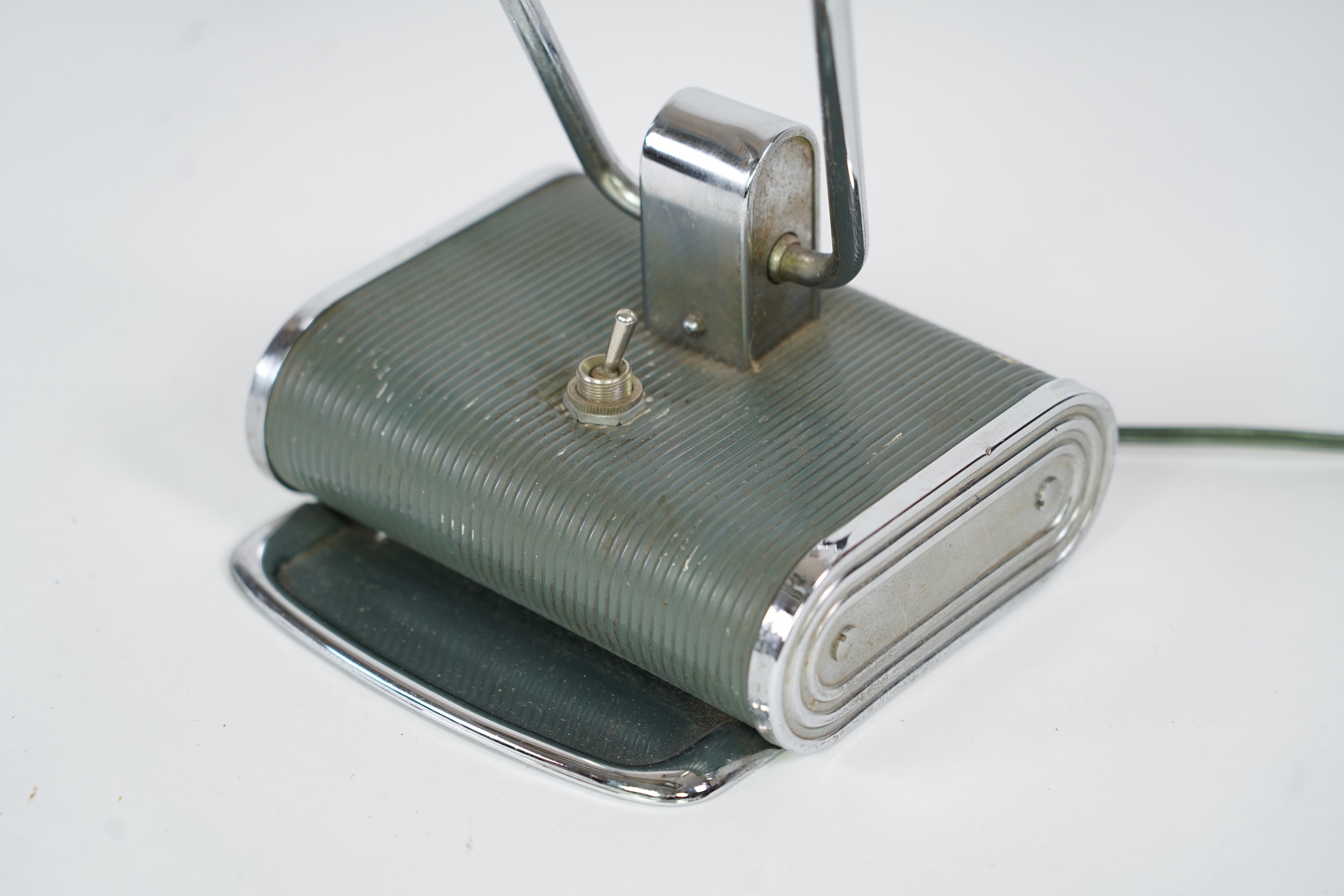 Eileen Gray (Irish, 1878-1976) for Jumo: A 1950s chrome desk lamp